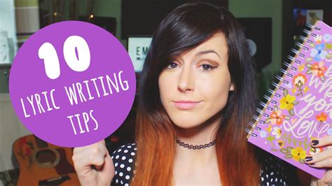 10 Lyric Writing Tips for Beginners - YouTube