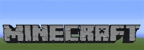 Minecraft Logo Pixel Art