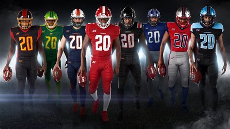 New XFL Uniforms — UNISWAG