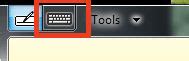 How to add "tablet pc Input panel" / "On Screen Keyboard" in Taskbar