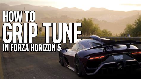 How to Tune cars in Forza Horizon 5 *All you need to know* - YouTube