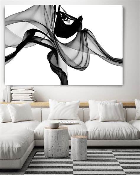 Black and White Minimalist Art, Abstract Art, Black White Giclee, Black ...