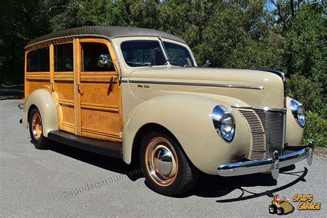 1940 Ford Woody Wagon Deluxe Has A Great Interior: Video