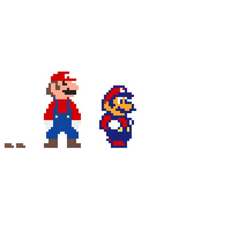 Editing Evolution of Super Mario pixel art - Free online pixel art ...