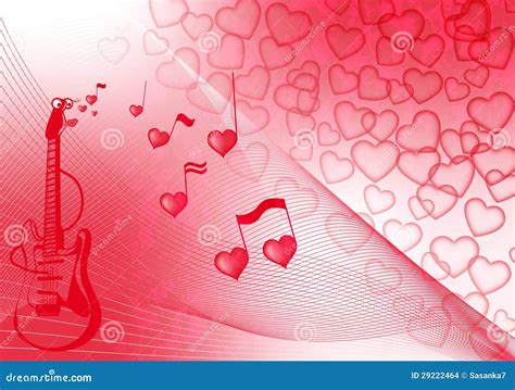 Valentine music stock illustration. Illustration of 14th - 29222464