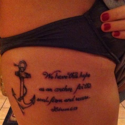 hebrews anchor verse tattoo - lineartdrawingsideasfun