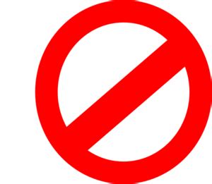 No or don't symbol | Words to use, Symbols, 50 words