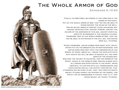 Taking Up The Whole Armor of God > Free Bible Study Guides