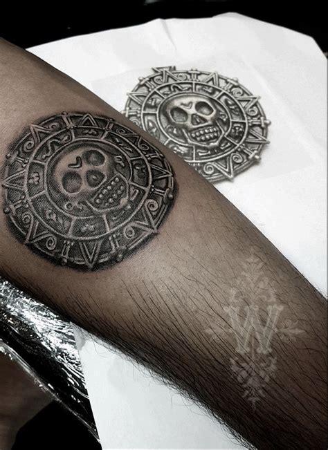 Aztec Medallion from Pirates of the Caribbean @winonataylortattoos # ...