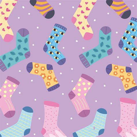 funny socks pattern 5030133 Vector Art at Vecteezy