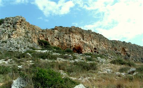 File:Misliya cave in Megadim Cliff, Mount Carmel.jpg - Wikimedia Commons