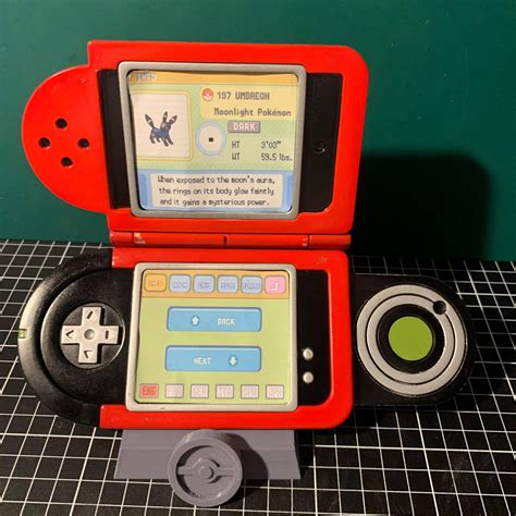 Pokemon Sinnoh Region Pokedex 3D File for Cosplay - Etsy UK