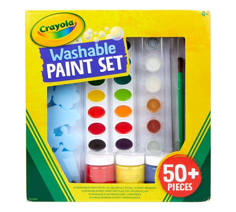 Washable Paint Set for Kids, 50+ Pieces | Crayola