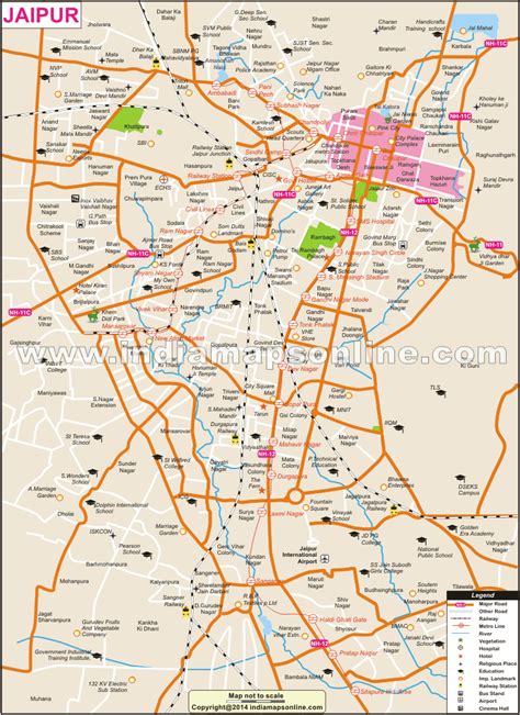 Jaipur To Mathura Distance By Road - Map Of The United States With Capitals