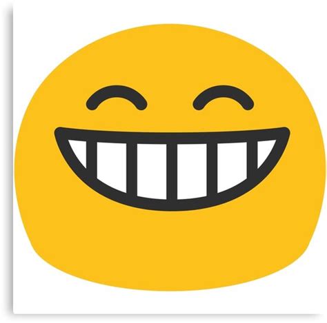 Lienzos «Sonriente cara emoji» de totesemotes | Redbubble