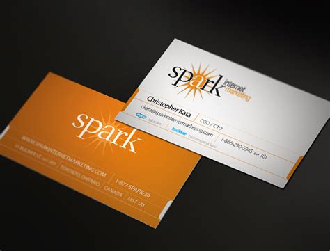 Spark Business Card : 15 Of The Best Ideas For Business Card Design ...