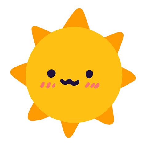 cute sun cartoon character 18921377 PNG