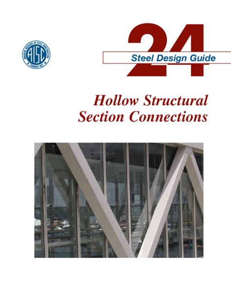 (PDF) 24 Steel Design Guide Hollow Structural Section Connections