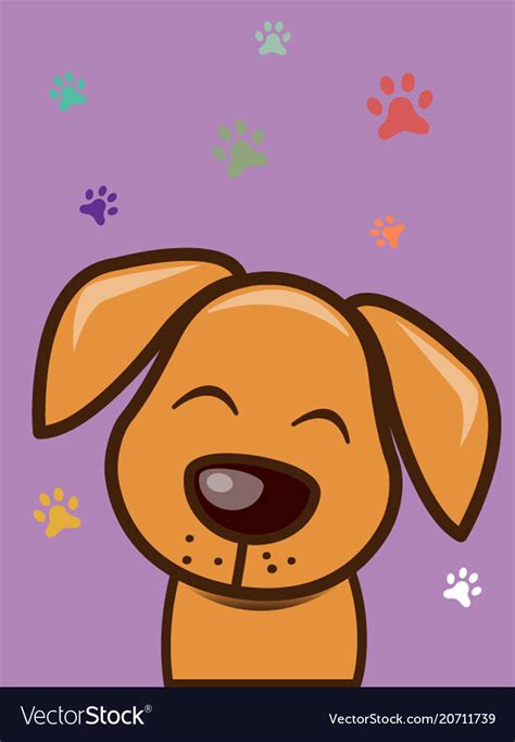 Love me my dog cartoon design Royalty Free Vector Image