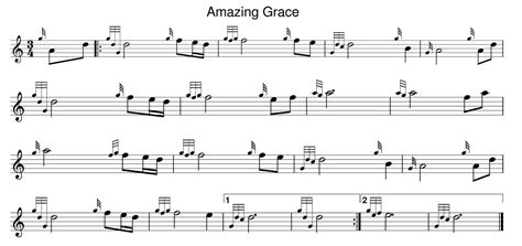 Amazing Grace Sheet Music Bagpipes / Free Printable Music Sheets ...