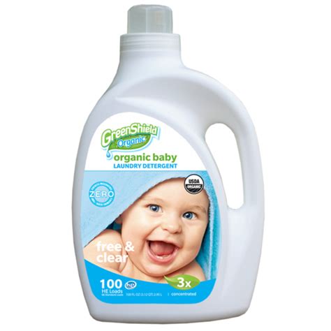 Organic Baby Laundry Detergent (Baby Powder) 100oz / 2.95L ...