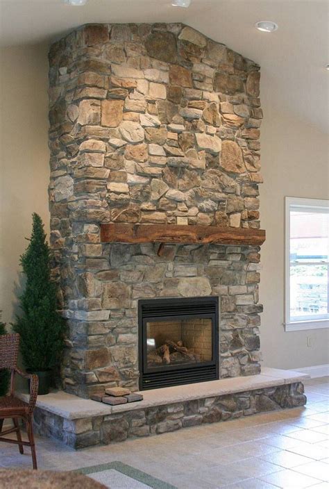 97 Classic Farmhouse Stone Fireplace – Farmhouse Room Farmhouse ...