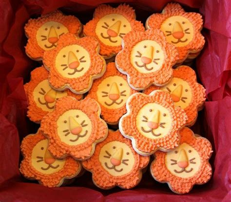 Lion Cookie Collection | Lion cookies, Cooking recipes, Food