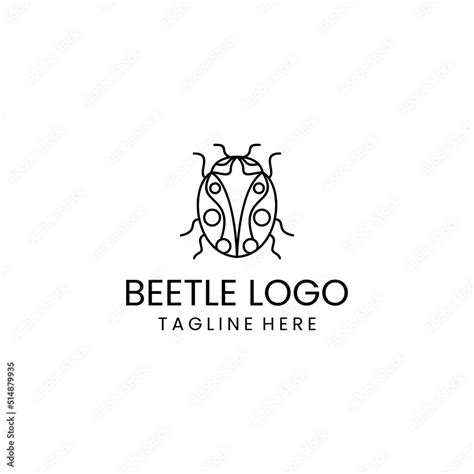 Beetle logo design icon template Stock Vector | Adobe Stock