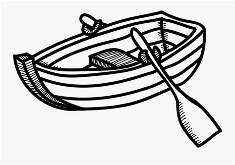 Black And White Rowing - Row Boat Clipart Black And White , Free ...