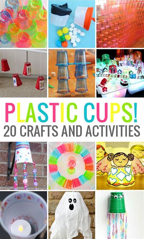 20 Fun and Creative Plastic Cup Crafts