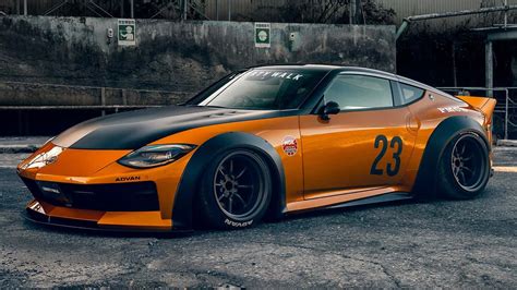 Voici la Nissan Z avec un kit Widebody et elle a l’air beaucoup plus ...