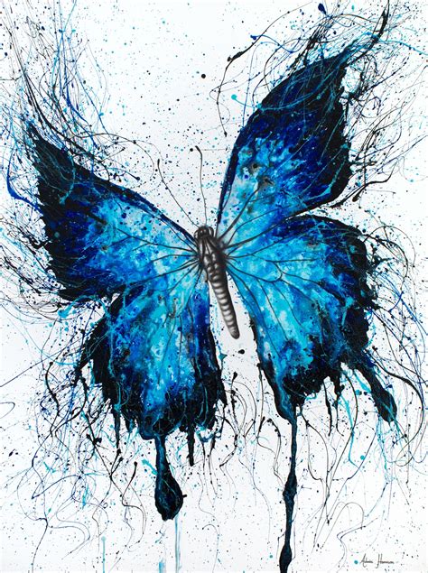 "Night Sky Butterfly" by Ashvin Harrison. Paintings for Sale. Bluethumb ...