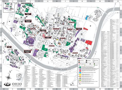 Map Of Ohio Northern University Campus | Maps Of Ohio