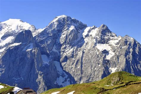 Dolomites Unesco stock image. Image of pass, canazei - 14932715