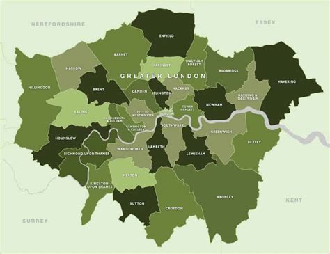 A Guide To The London Boroughs And Neighbourhoods (With Map) - Winterville