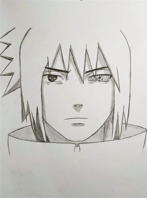 Sasuke uchiha drawing - how to draw sasuke step by step with one pencil ...