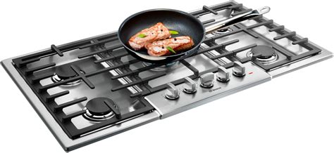 Bosch 36" Gas Cooktop Stainless steel NGM8656UC - Best Buy