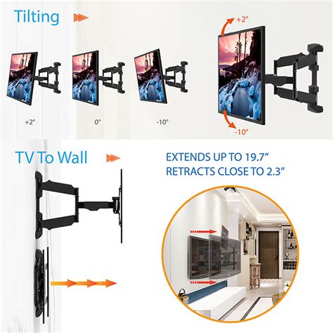 Wholesale Heavy-duty Premium Full-motion Lcd 75 Inch Tv Swivel Wall ...