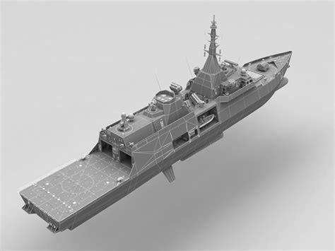 Frigate Class Ship 3D model | CGTrader