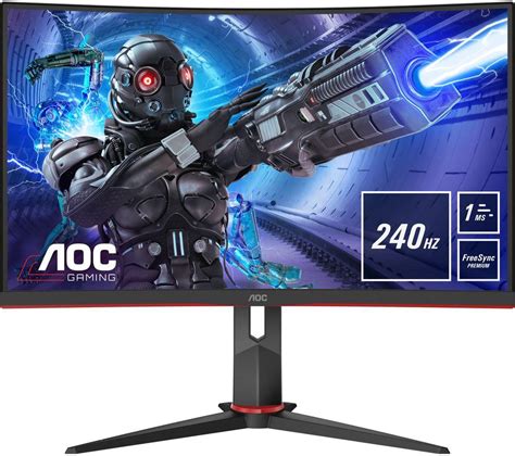 Aoc C32g2ze/Bk Full Hd 31.5" Curved Wled Gaming Monitor - Black, Black ...