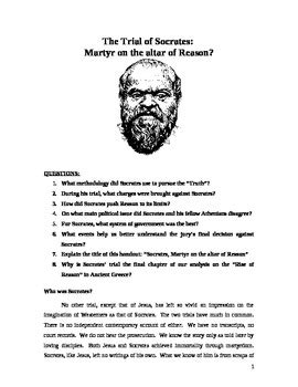 The Trial Of Socrates by "Monsieur" Demail | Teachers Pay Teachers