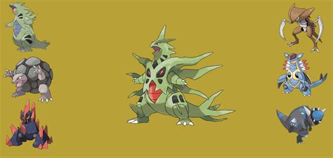 Mega Evolution Team: Mega Tyranitar (Remake) by Frylock921 on DeviantArt