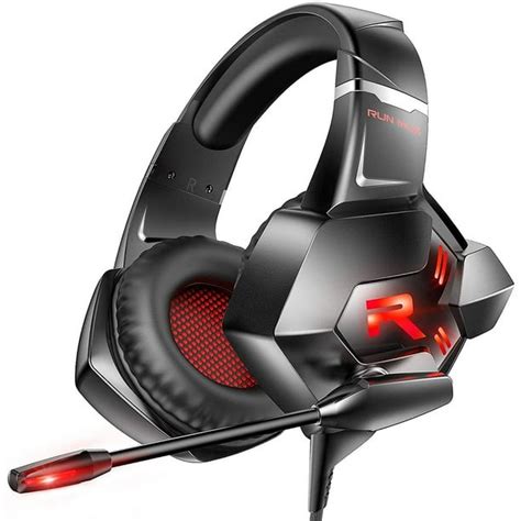 RUNMUS K11 Gaming Headset, Xbox One PS4 Headset with 7.1 Surround Sound ...