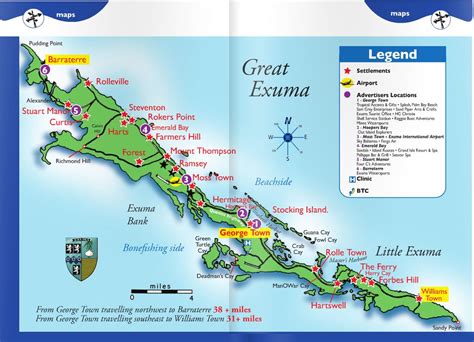 Map Of Exuma Bahamas - Hiking In Map