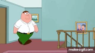 Family Guy - Peter falls down the stairs on Make a GIF