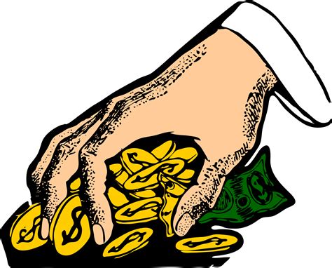 Clipart - money grabber