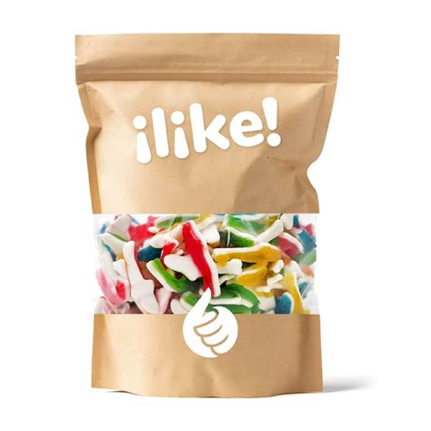 Gummy Sharks Candy Assorted Fruit Flavors, 2-Pound Bulk Bag HB4 ...