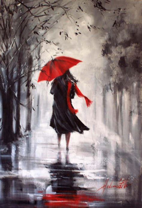 Famous Painting Woman With Umbrella at PaintingValley.com | Explore ...