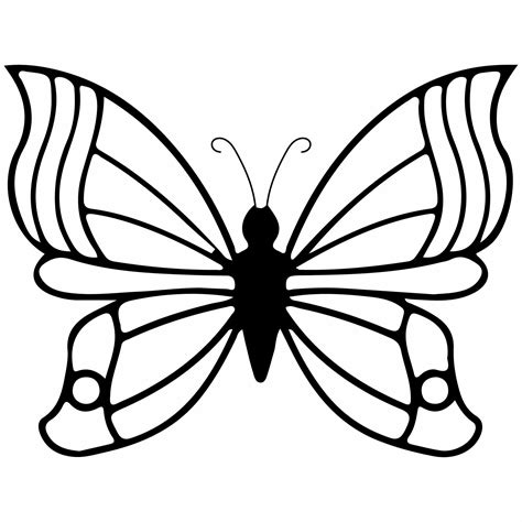 STL file 2D Butterfly Outline Wall Art Decor, STL & SVG 🦋・3D printing ...