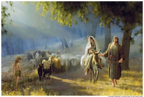 Journey To Bethlehem Painting at PaintingValley.com | Explore ...